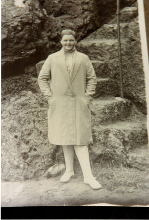 Copy of a photograph of Olwen Morgan